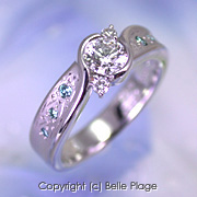 ダイヤモンドエンゲージリング（婚約指輪）：E-002